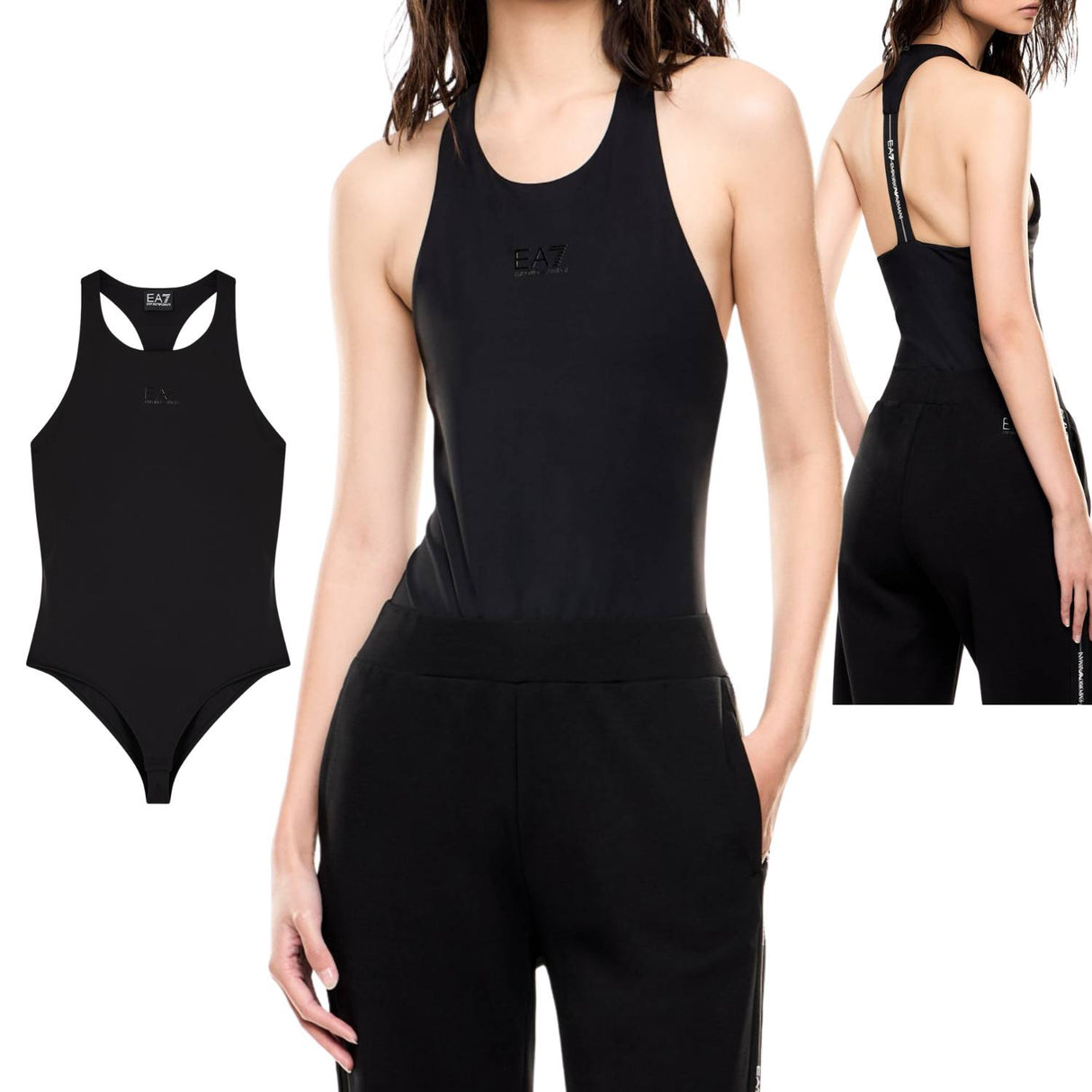 BODY DONNA ARMANI EA7 E26 7W001122 AF12625 UC001 NERO