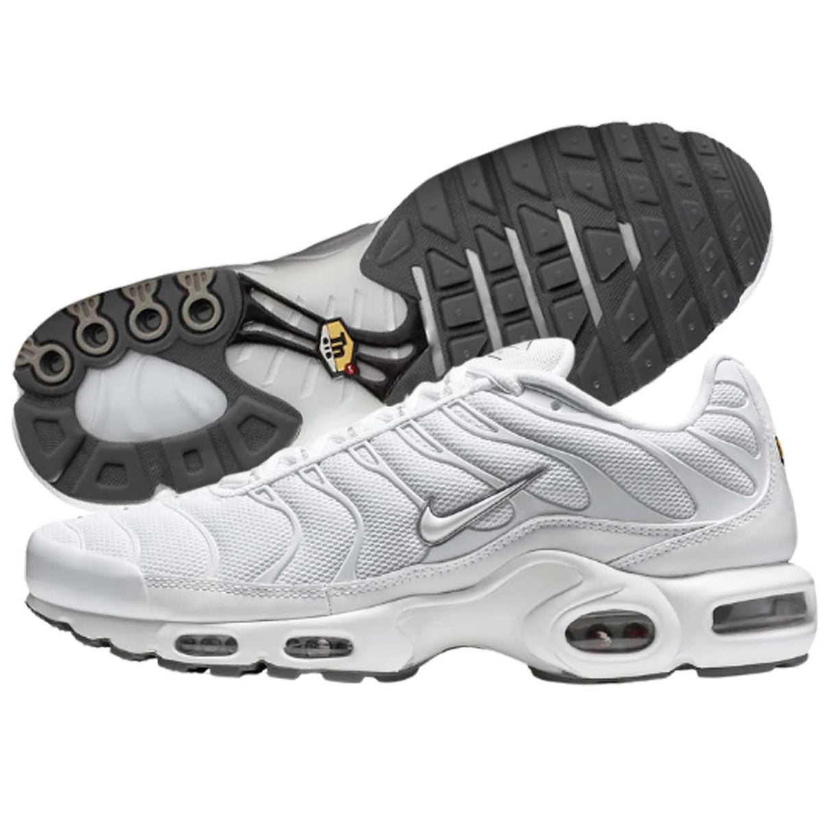 NIKE SHOE 604133 139 AIR MAX PLUS TN WHITE