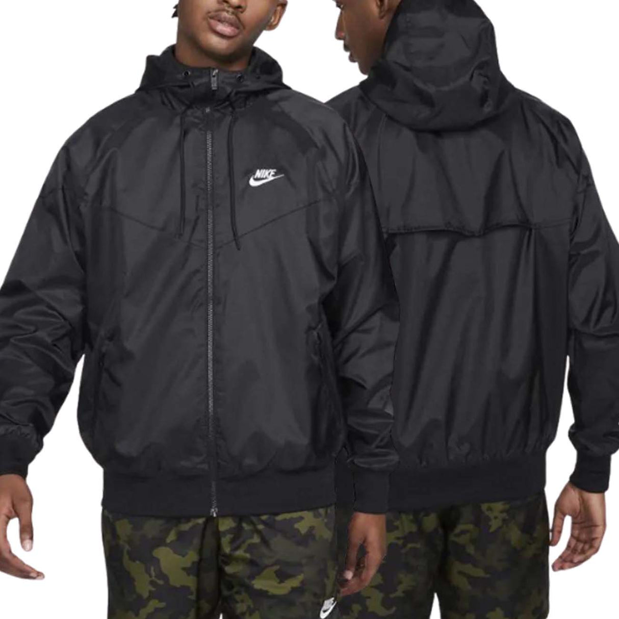 NIKE DA0001 010 WINDRUNNER BLACK JACKET