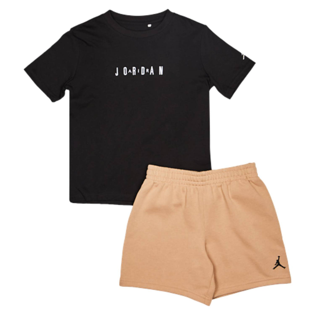 COMPLETO RAGAZZI JORDAN 85F758-X0L COTONE NERO BEIGE