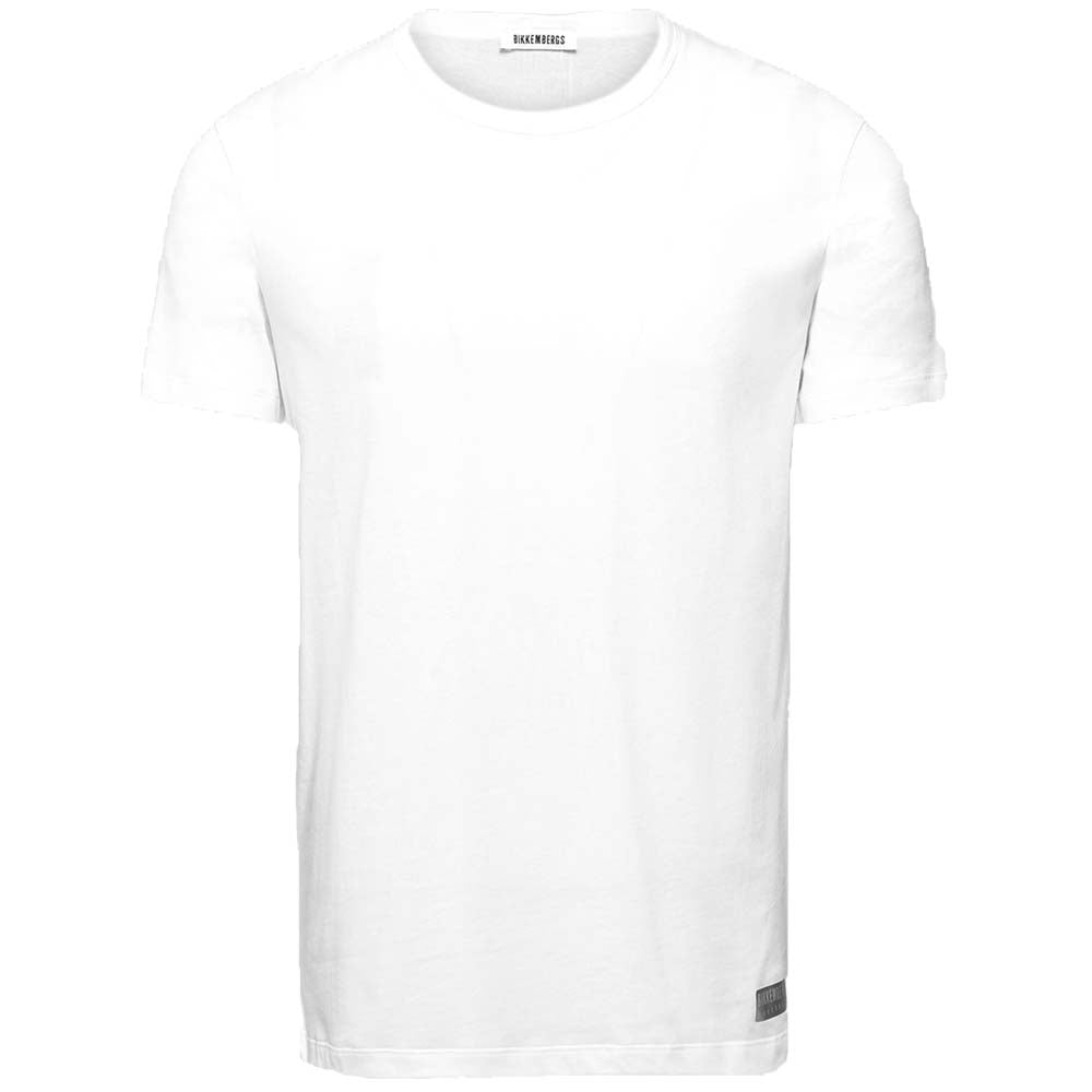 T-SHIRT BIKKEMBERGS VBKB04877 BANDE DE LOGO EN COTON
