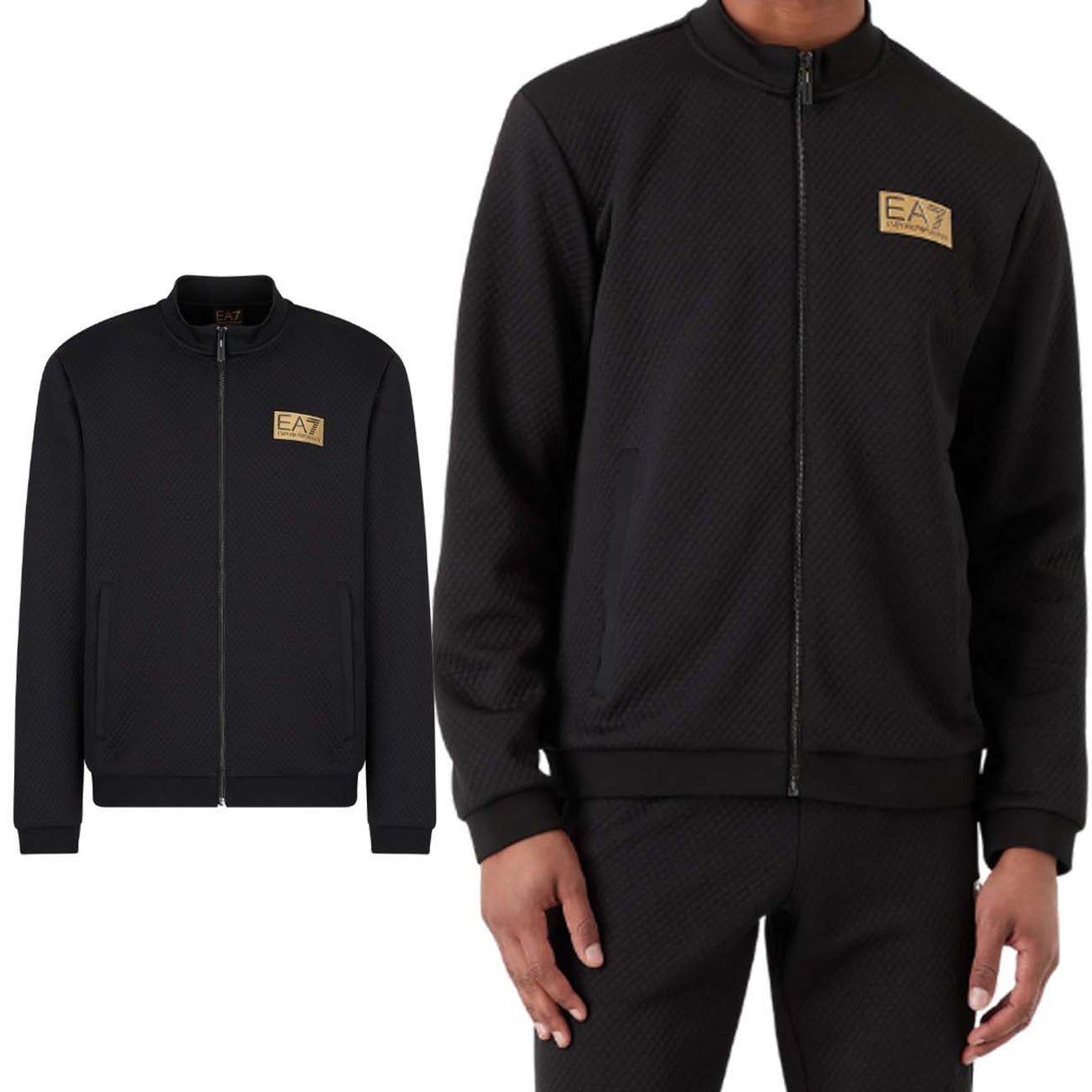 SWEAT-SHIRT ARMANI EA7 6LPM30 PJHXZ ÉTIQUETTE OR