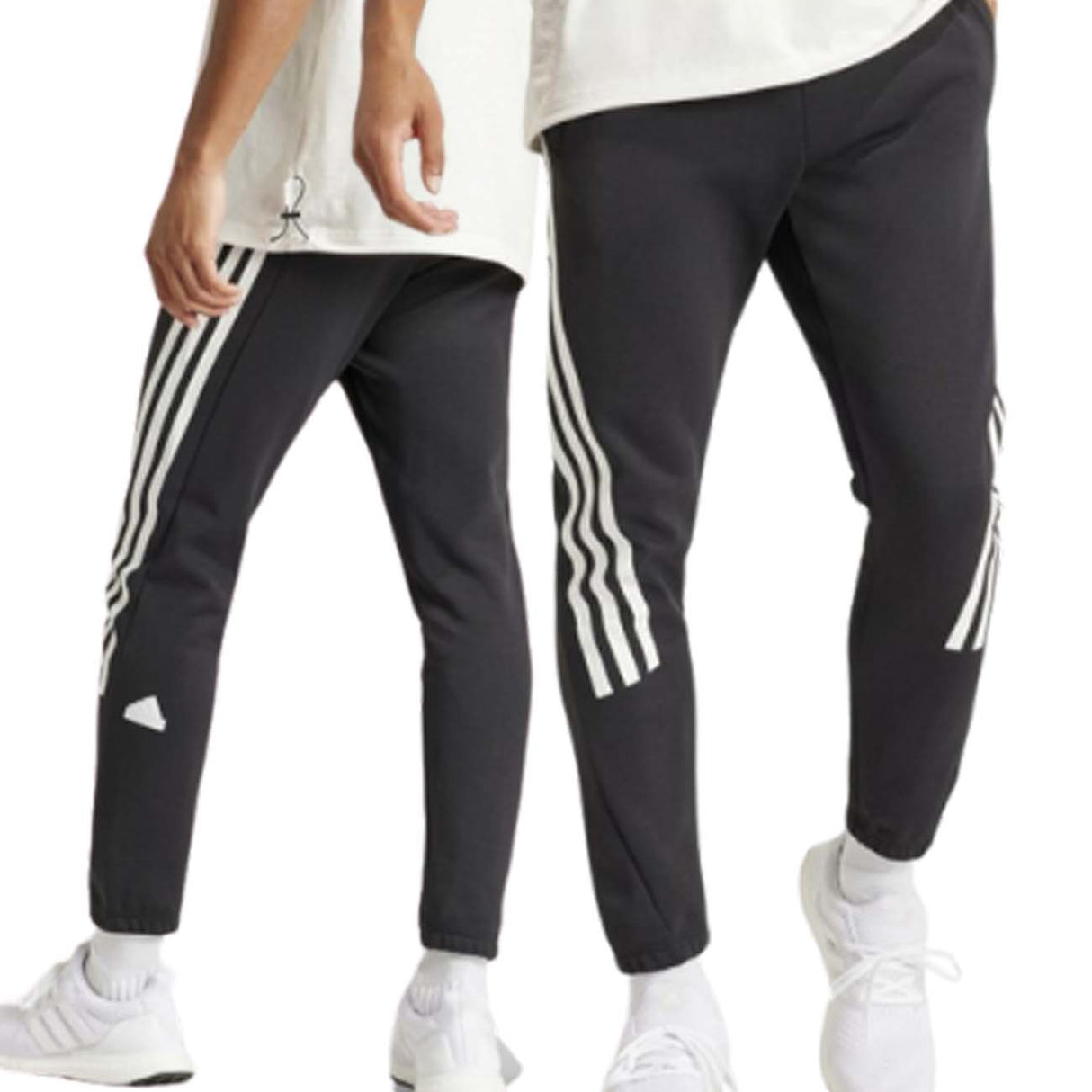 ADIDAS IN3310 FUTURE ICON 3 STRIPES BLACK PANTS