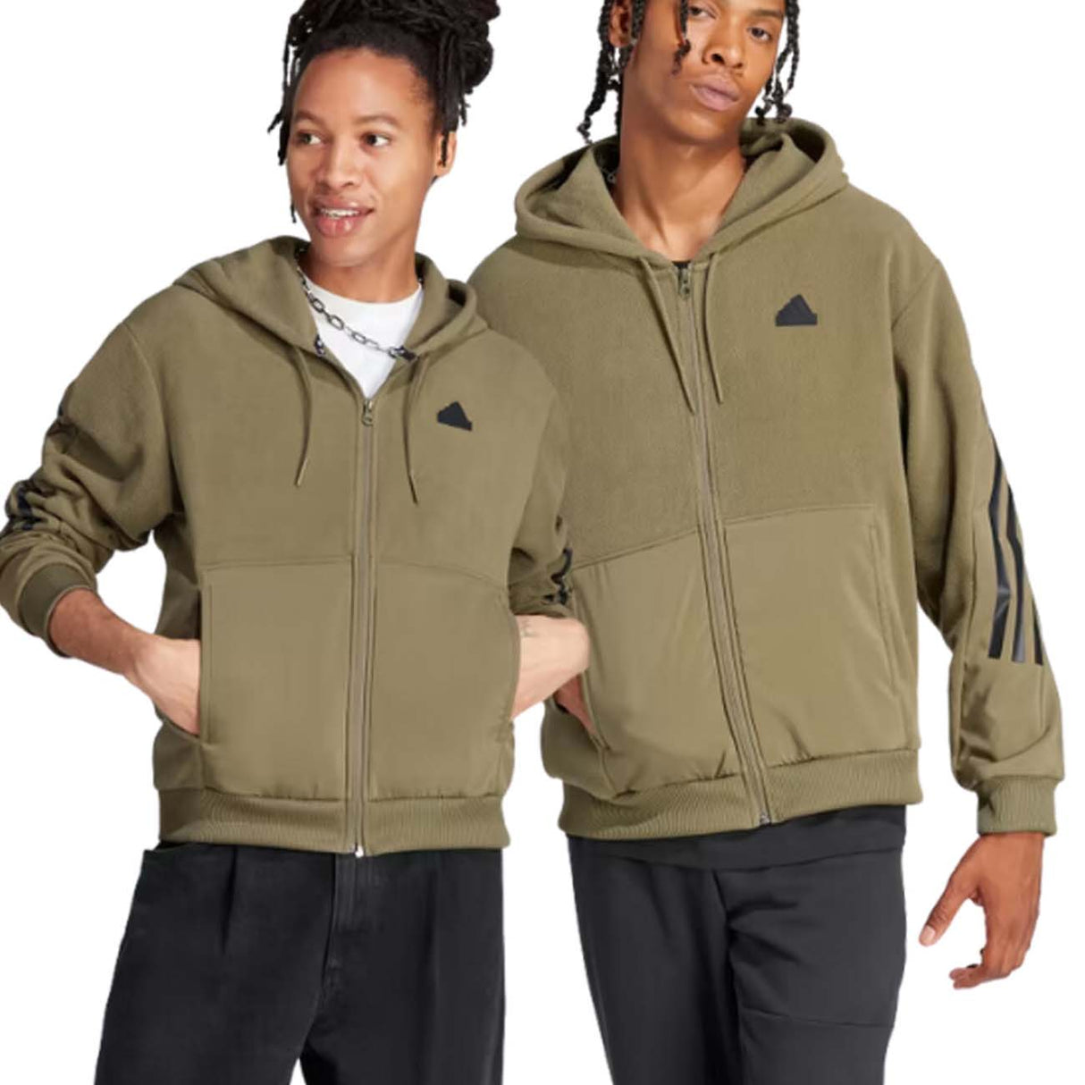 Sweat à capuche en polaire fourrée ADIDAS IJ8880