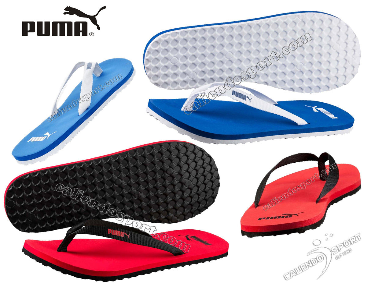 INFRADITO UOMO PUMA 360647 SUN FLIP AZZURRO BIANCO ROSSO NERO MARE PISCINA DOCCIA