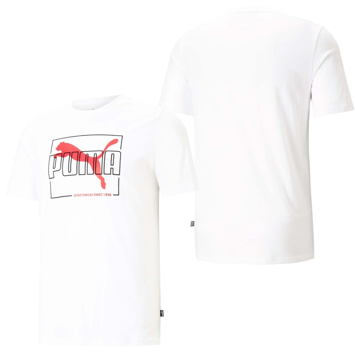T-SHIRT HOMME PUMA 587770 FLOCK BLANC