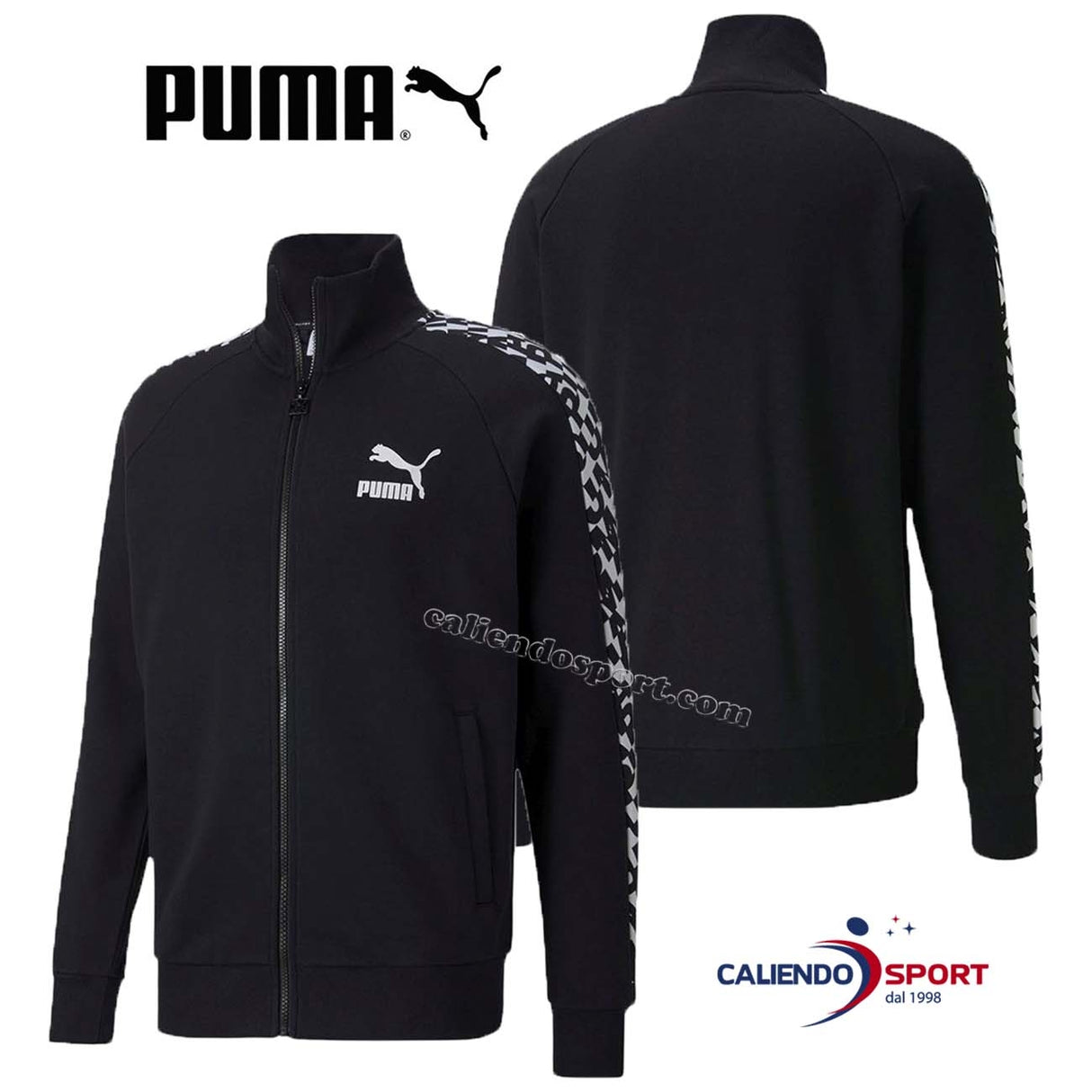 FELA PUMA 597772 01 IMPRIMÉ GRAPHIQUE NOIR FULL ZIP