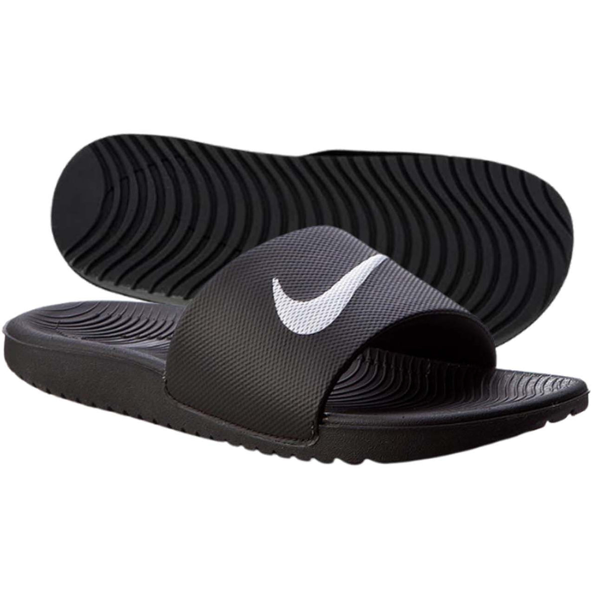 NIKE 819352 001 KAWA SLIDE BLACK CHILDREN'S SLIDE