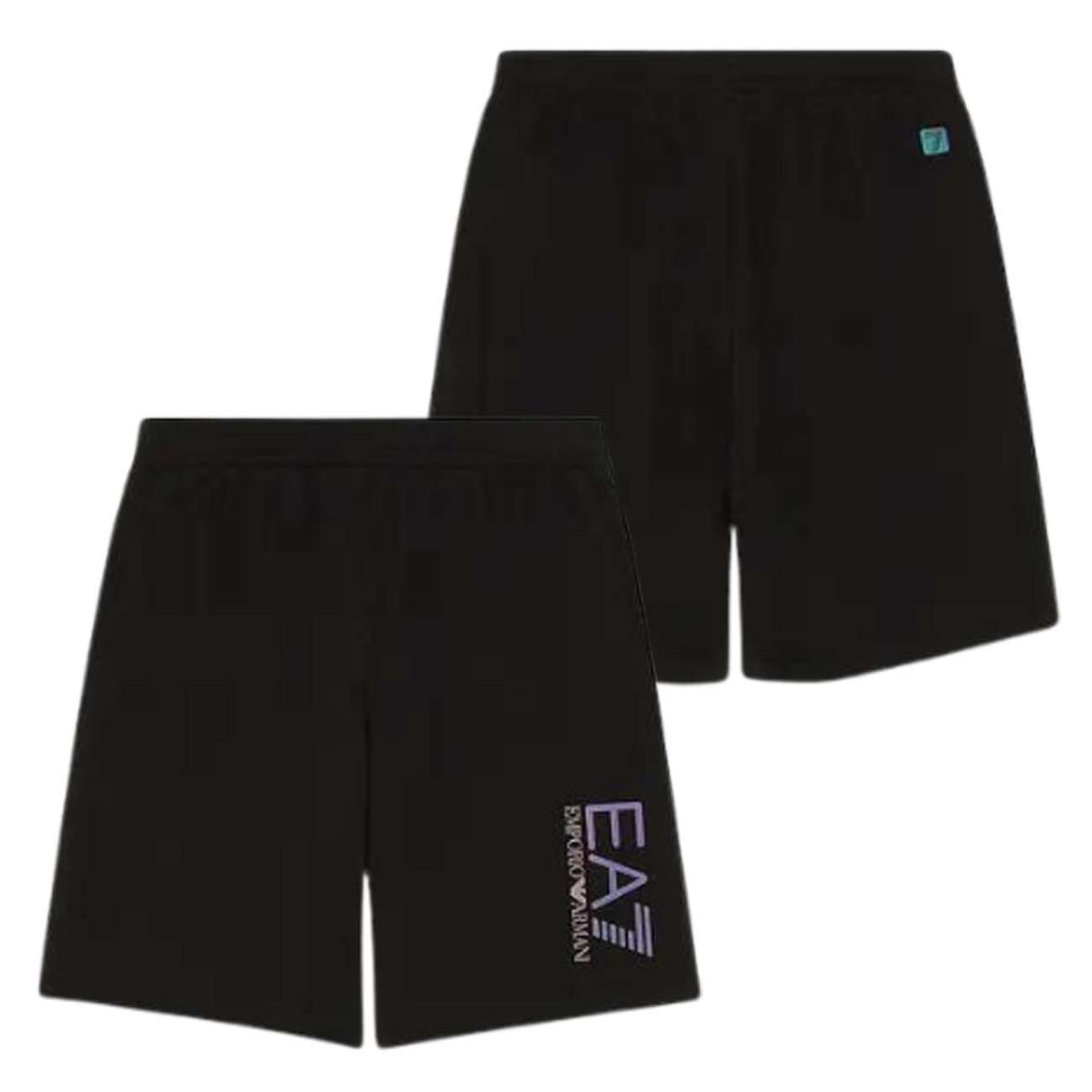 PANTALONCINO BAMBINI ARMANI EA7 E24 3DBS53 BJ05Z 1200 NERO