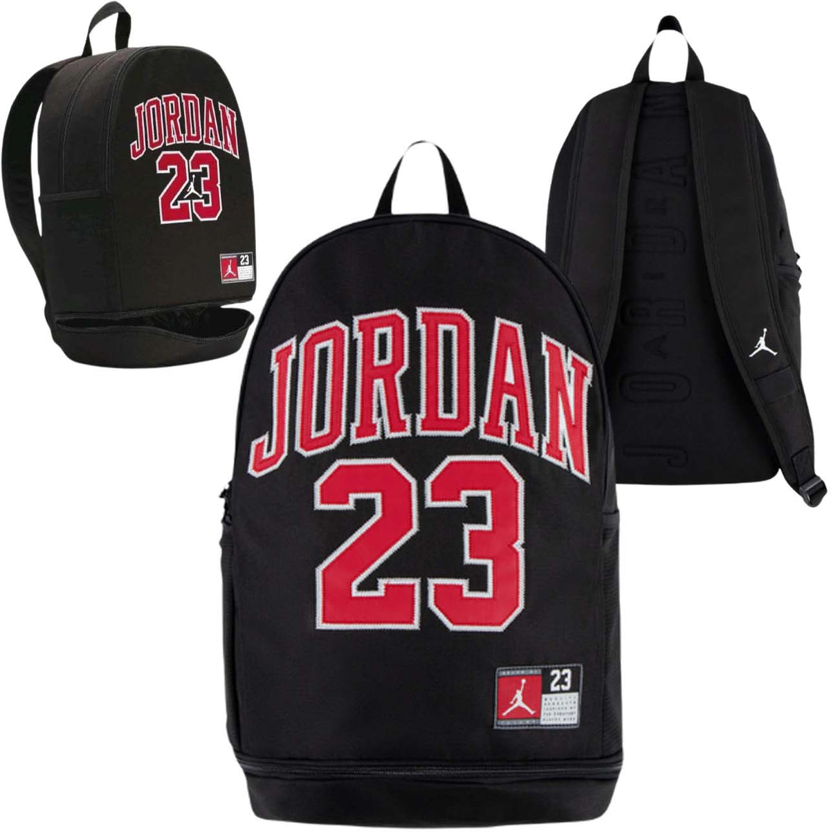 ZAINO JORDAN 9A0780 023 NERO JERSEY UNISEX 27 LITRI