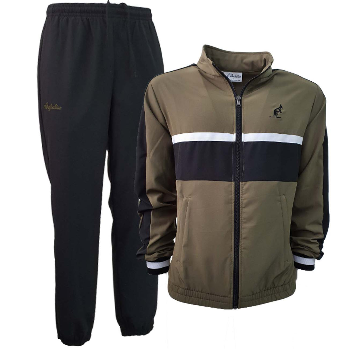 AUSTRALIAN SUIT LSUTU0156 FULL ZIP SPORTS MICROFRIBER