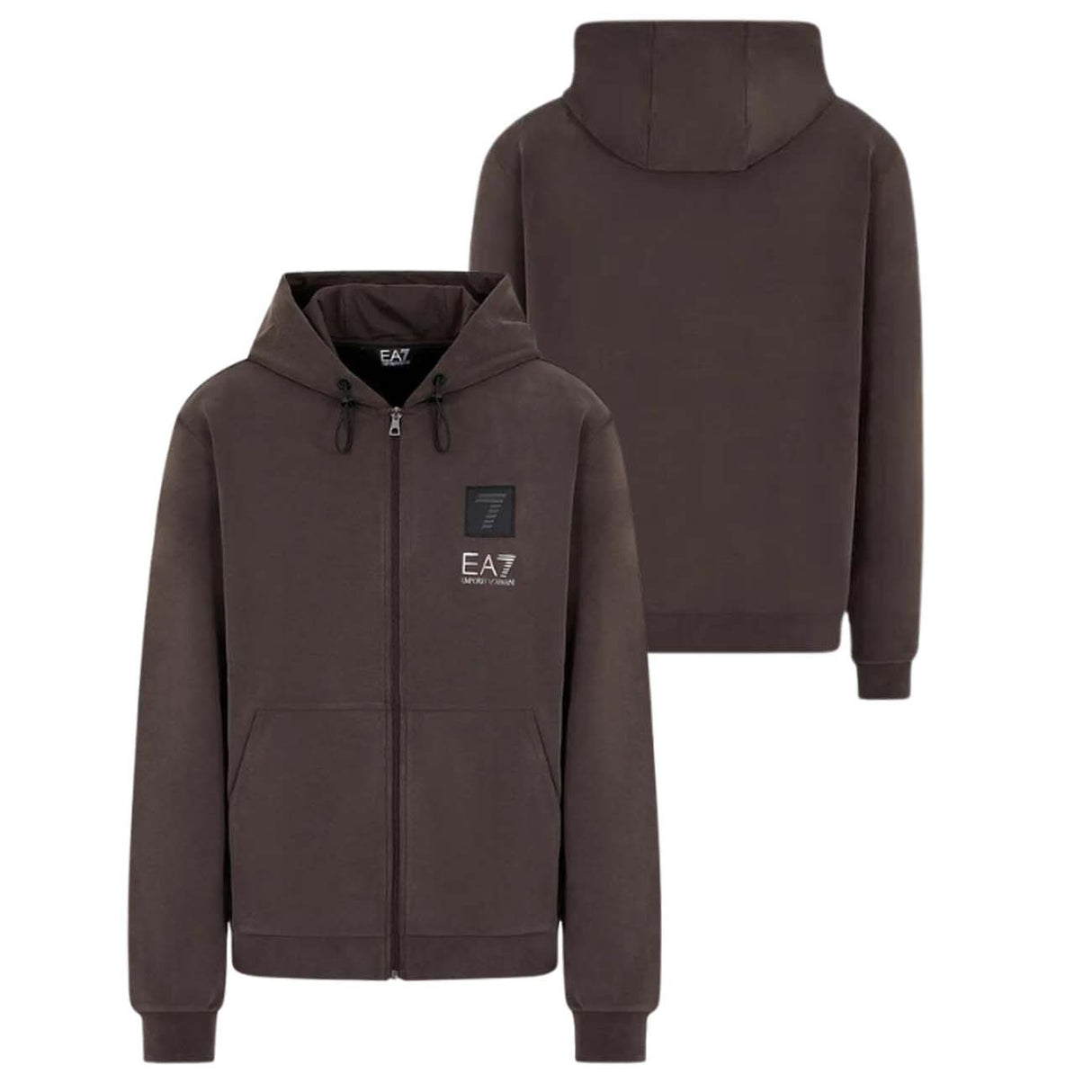 SWEAT-SHIRT MARRON À FERMETURE ÉCLAIR ARMANI EA7 I23 6RPM87 PJGEZ 1762