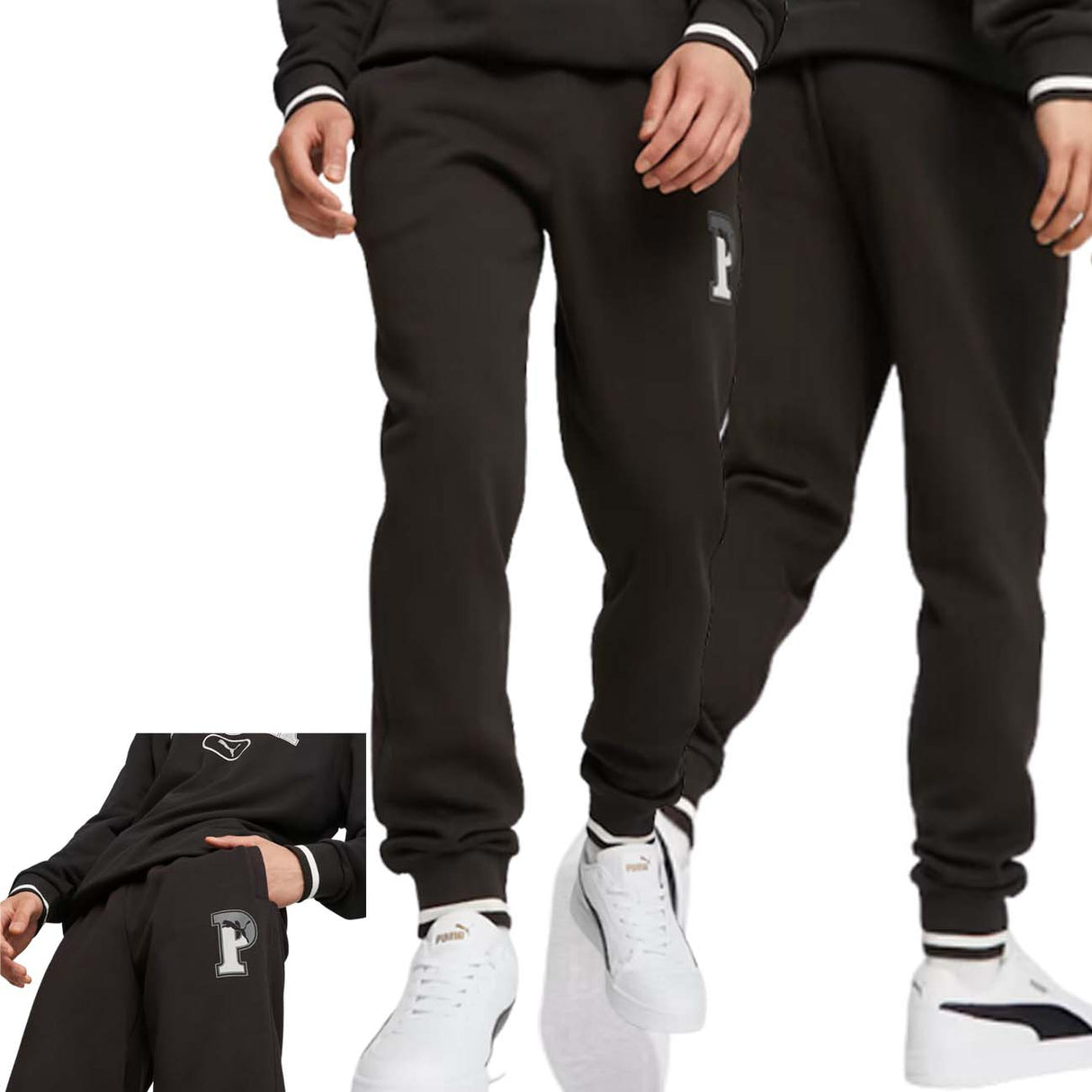 PUMA 676019 01 SQUAD COTTON FLEECE PANTS