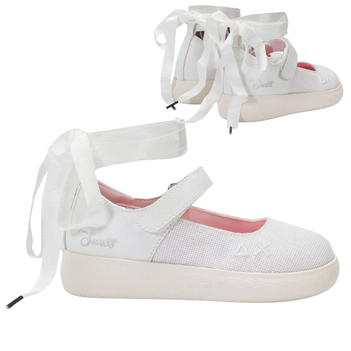 SCARPA BALLERINA BAMBINE SUN 68 Z36447B 01 SALLY BIANCO