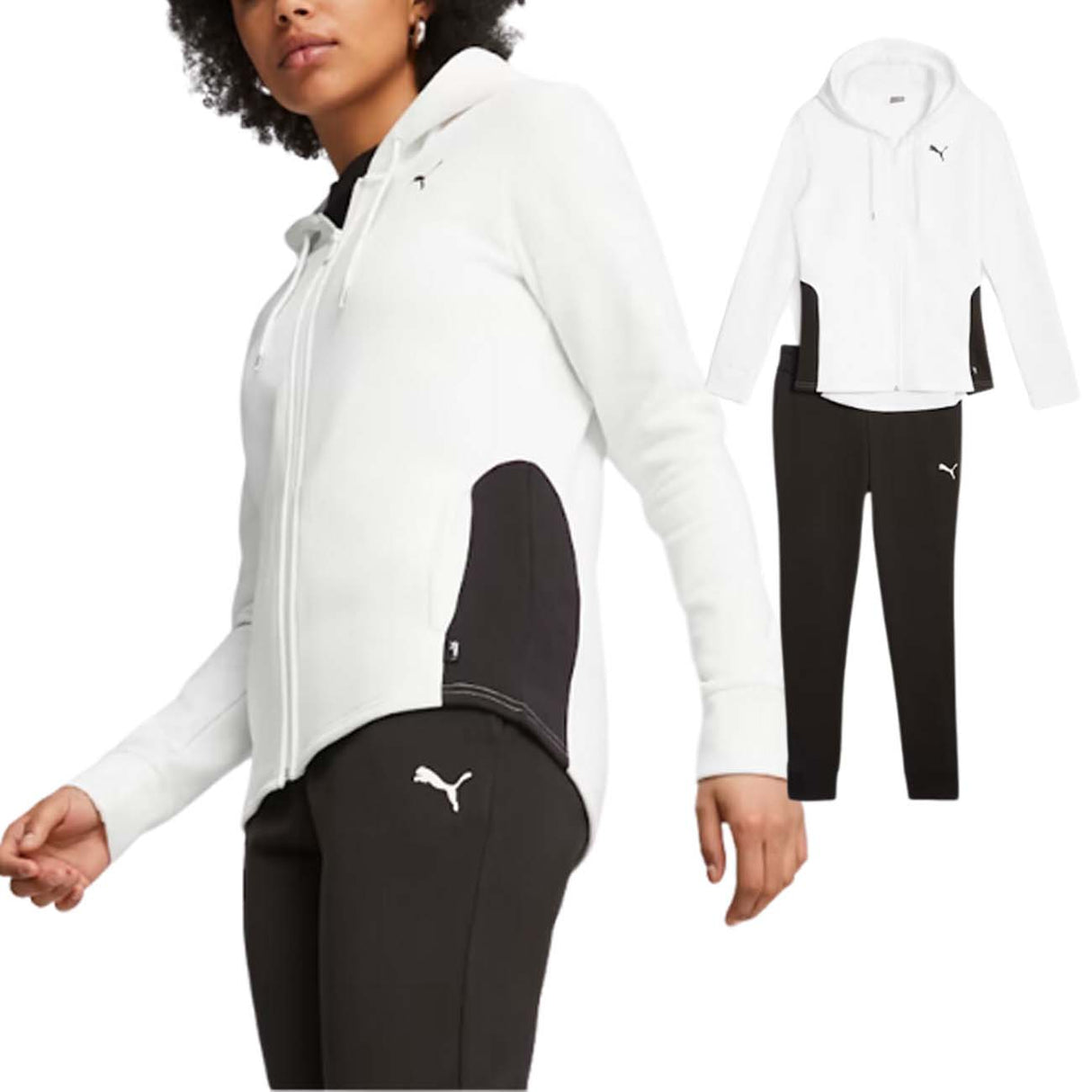 TUTA DONNA PUMA 622637 CLASSIC HOODED COTONE FELPATO