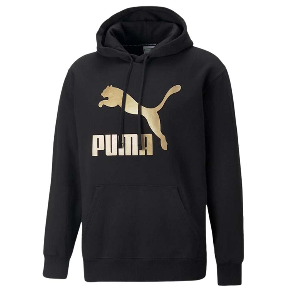SWEAT-SHIRT EN COTON POLAIRE MÉTALLISÉ PUMA 537035