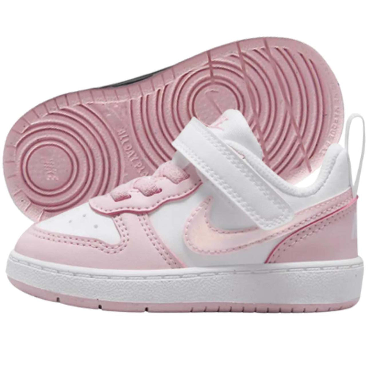 NIKE DV5458 105 COURT BOROUGH VELCRO KIDS SHOES