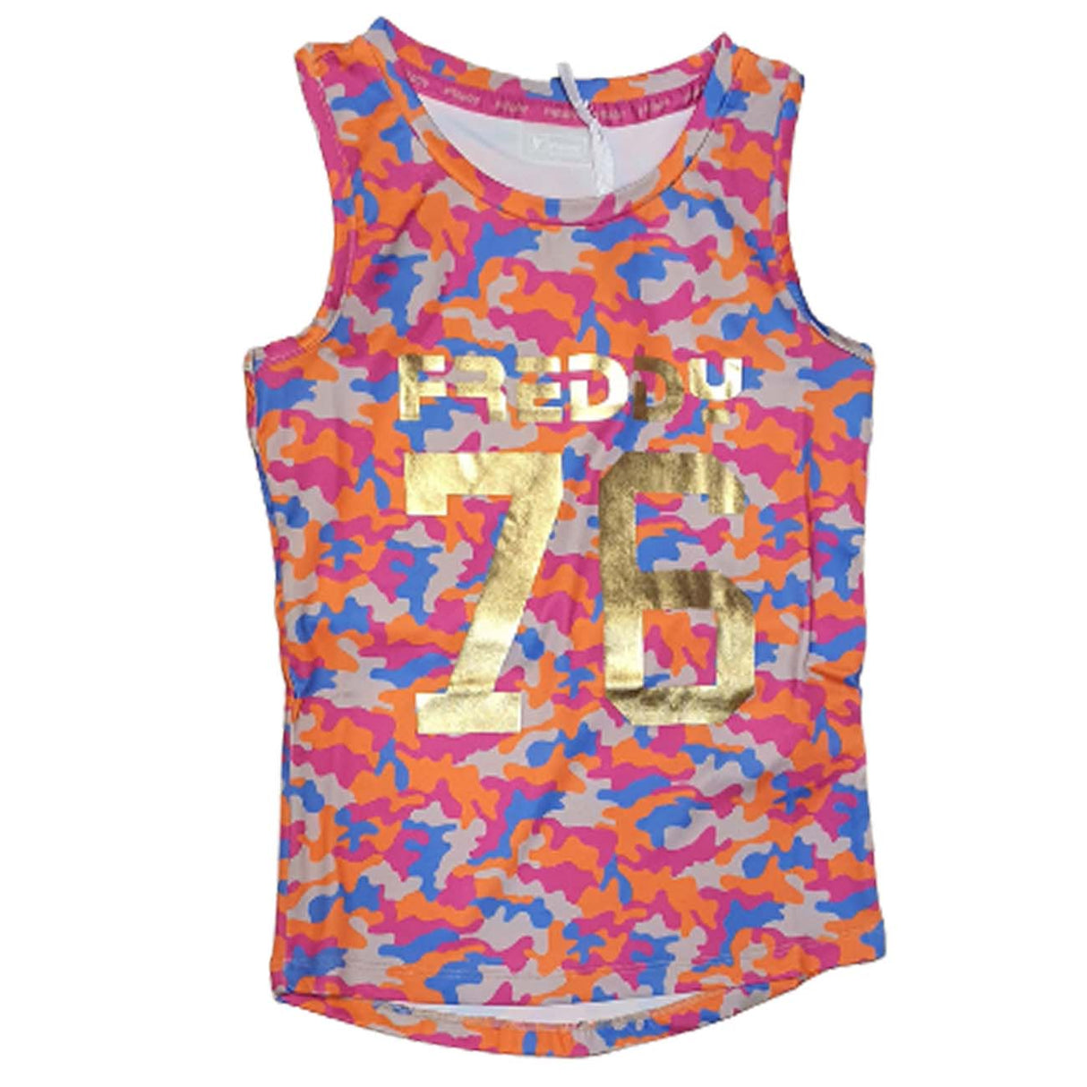 GIRLS TANK TOP FREDDY FR1172 CAMO THEME