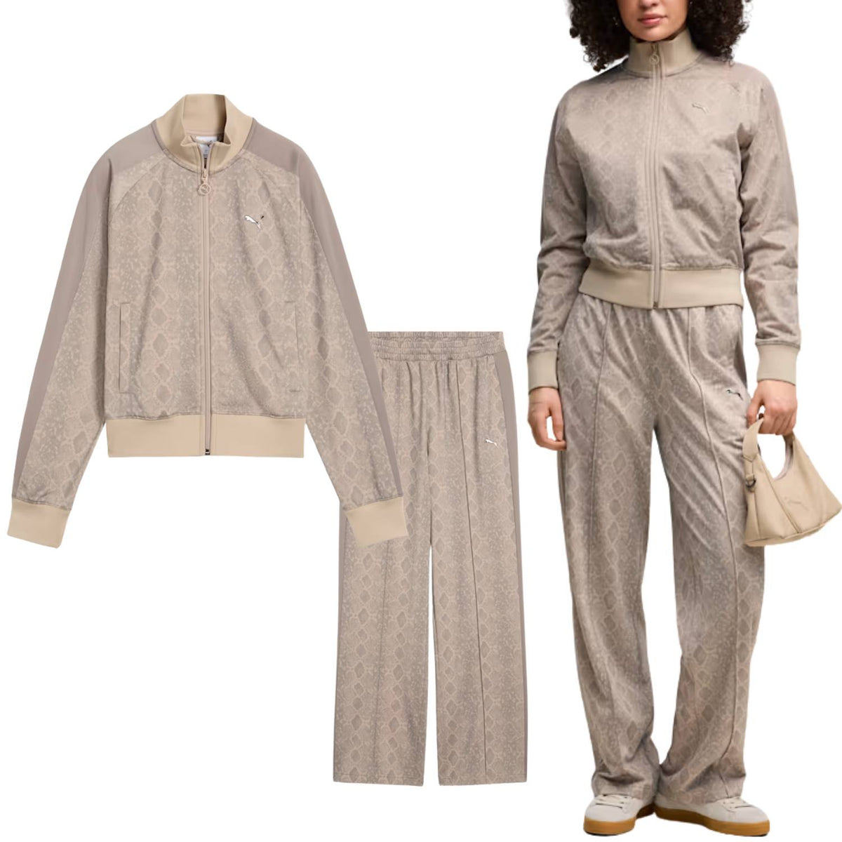 GIACCA+PANTALONE DONNA PUMA 638737 638733 81 T7 STAMPA