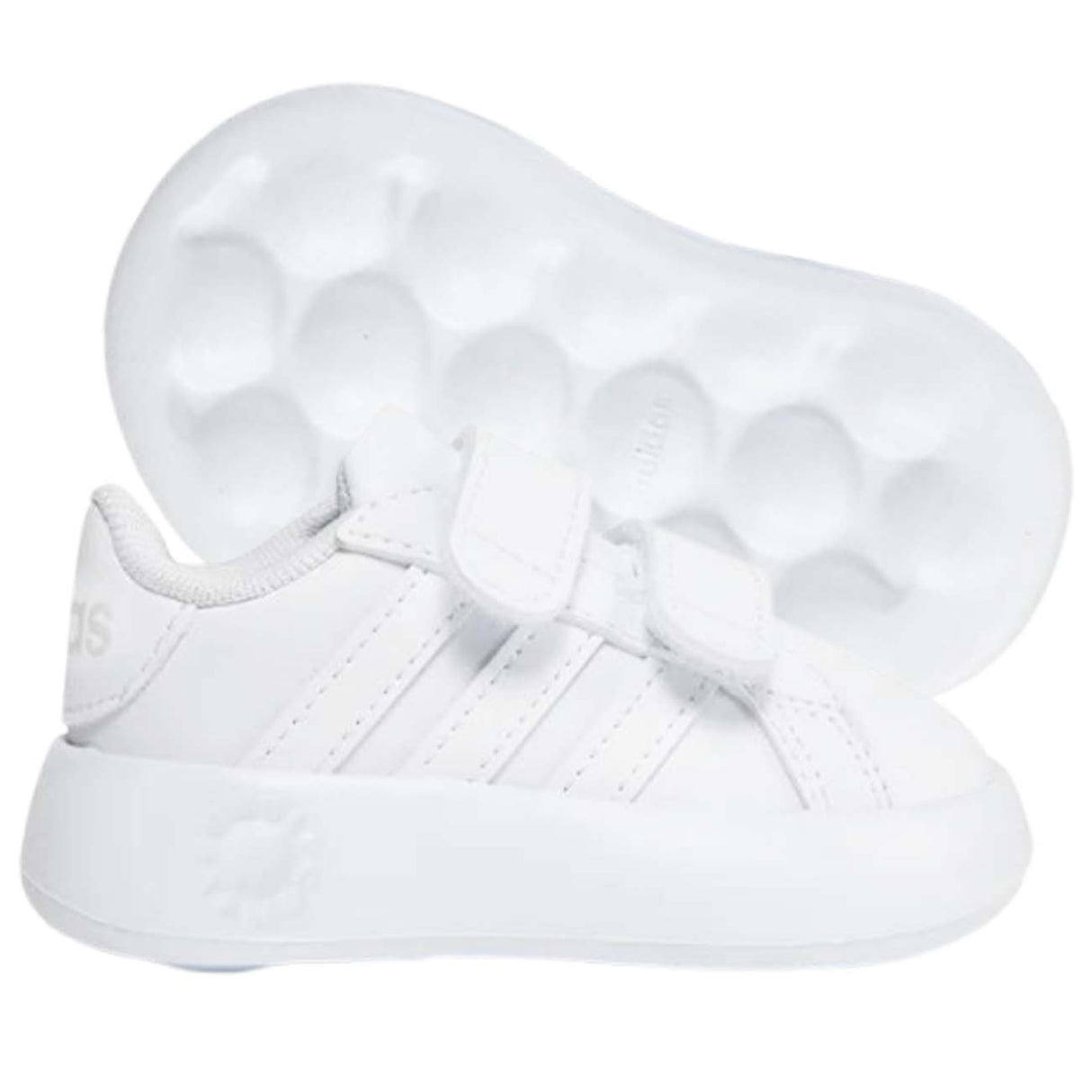 SCARPA BAMBINI ADIDAS ID5273 GRAND COURT 2.0 STRAPPI BIANCO