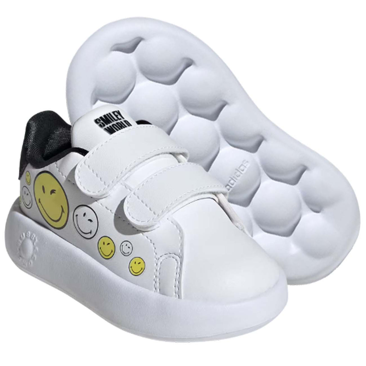 SCARPA BAMBINI ADIDAS IH6257 SMILEY ADVANTAGE STRAPPO