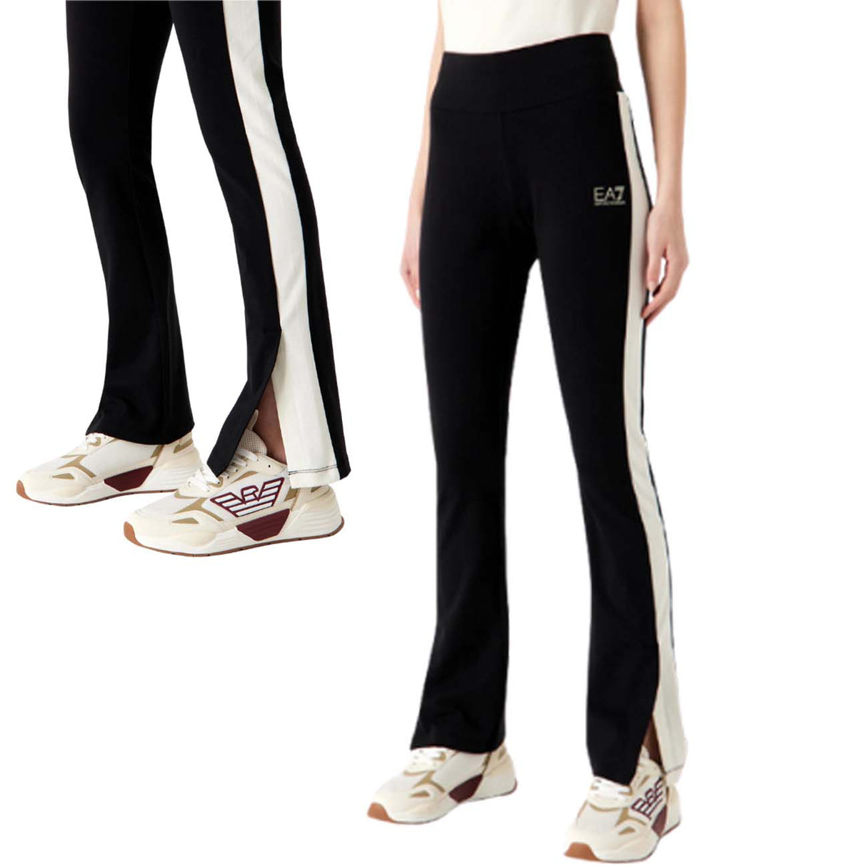 PANTALONE DONNA ARMANI EA7 I23 6RTP63 TJ01Z 0216 NERO