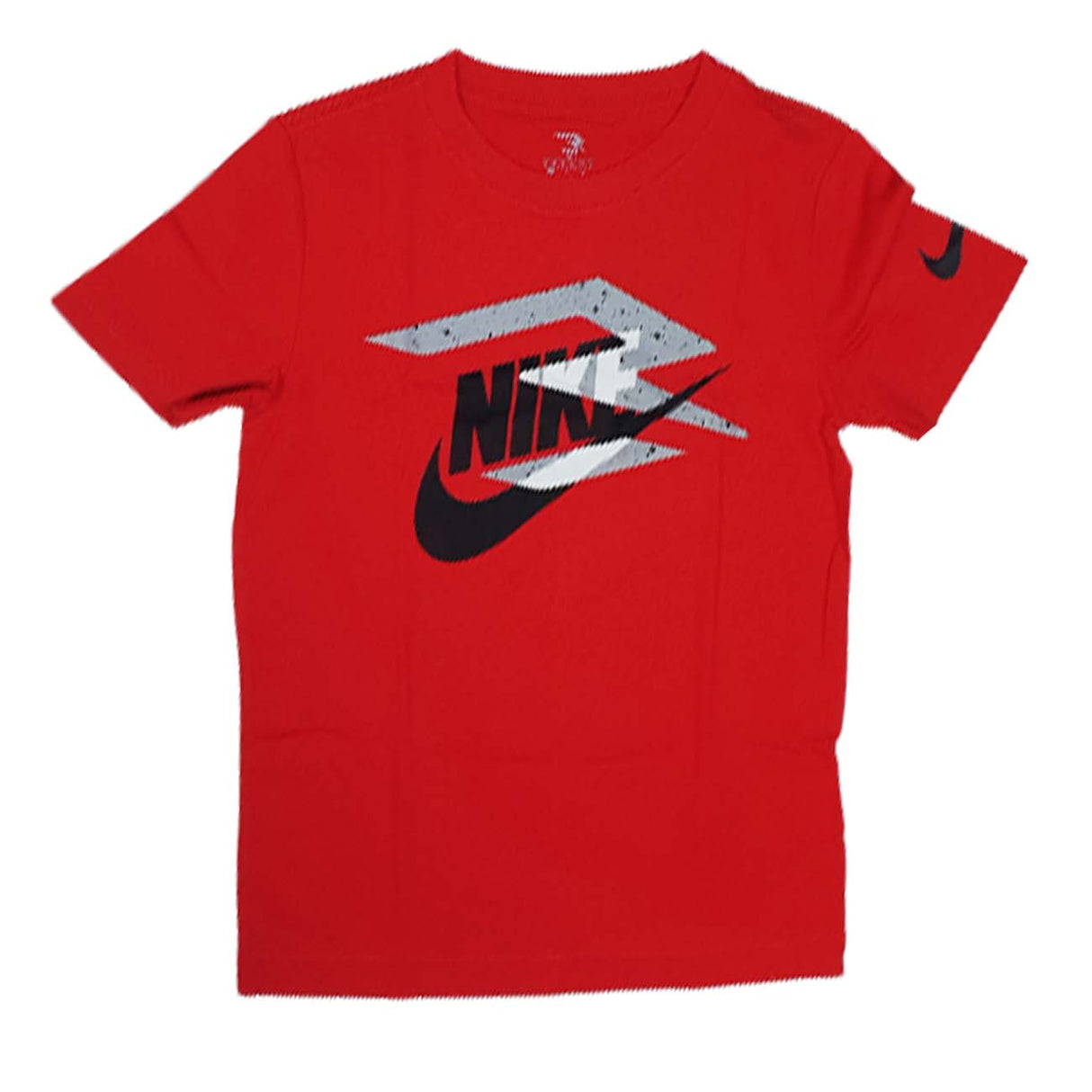T-SHIRT BAMBINI NIKE 9Q0714 U10 COTONE ROSSO