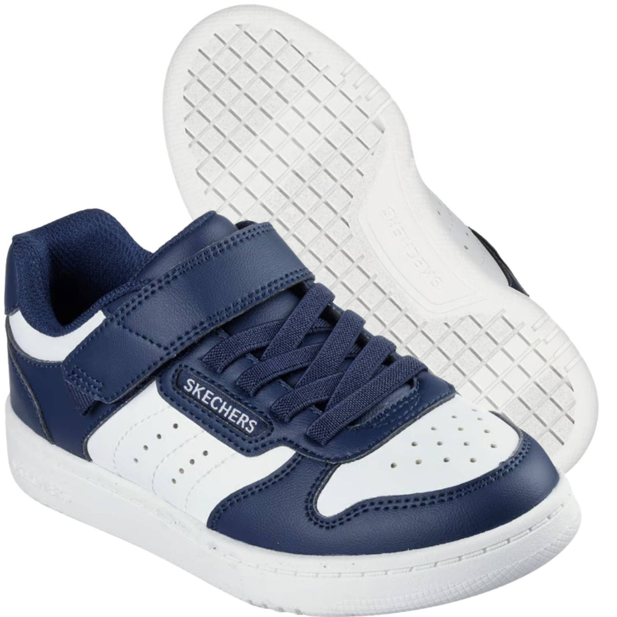 SCARPA BAMBINI SKECHERS 405638L NVW QUICK STREET BLU