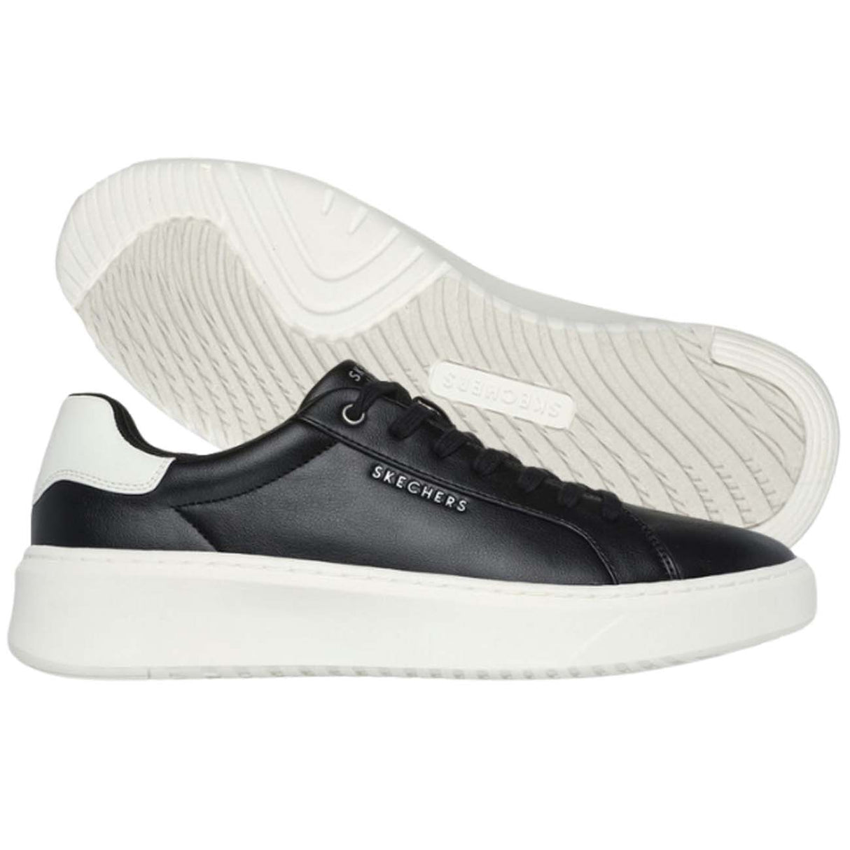 SCARPA SKECHERS 183175 BLK COURT BREAK SUIT NERO