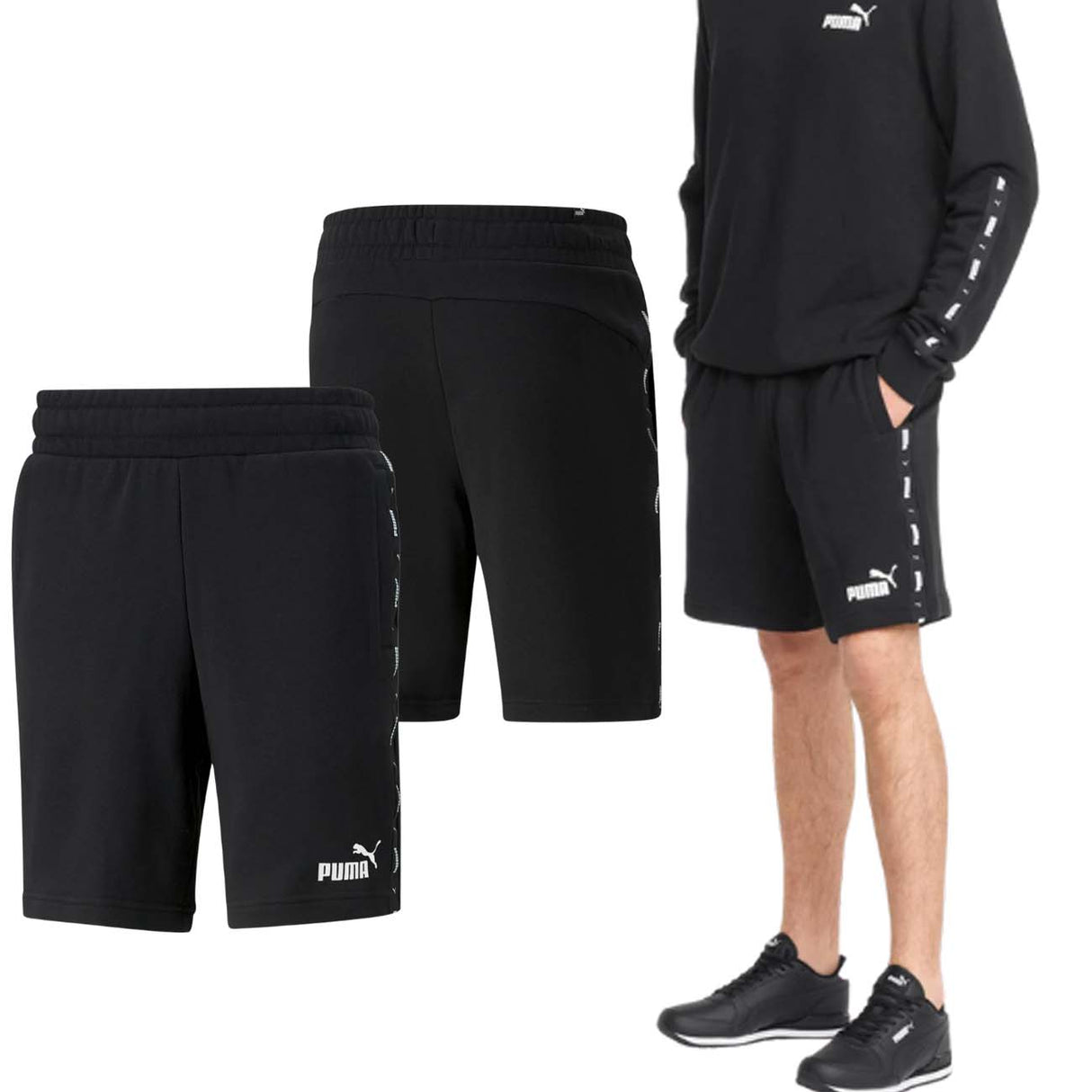 PANTALONCINO PUMA 847387 01 ESSENTIALS TAPE