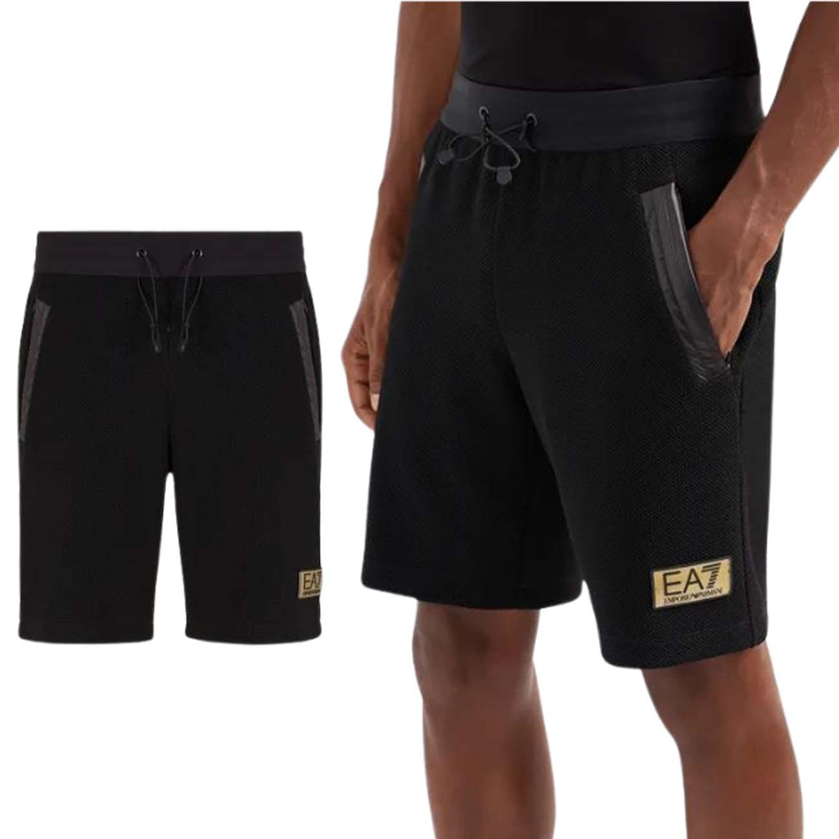 PANTALONCINO ARMANI EA7 E24 3DPS57 PJG1Z 1200 NERO