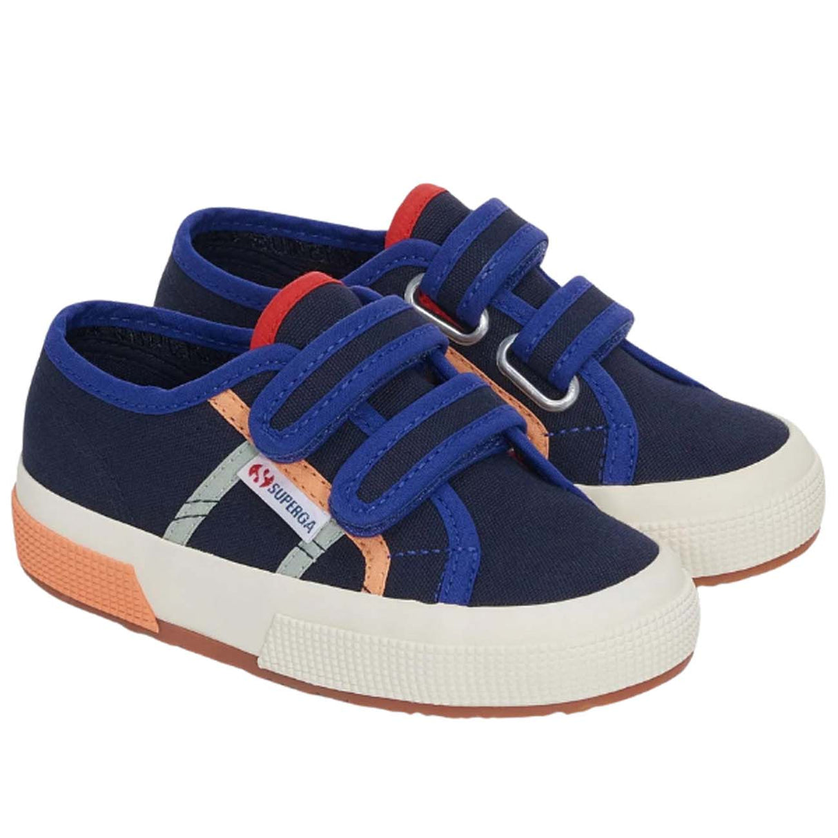 SCARPA BAMBINI SUPERGA S81421W AEF STRAPPO COLORBLOCKING