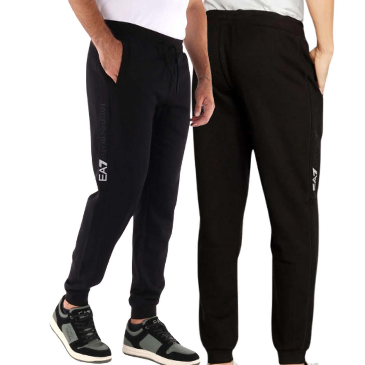 PANTALON EN COTON POLAIRE ARMANI EA7 I25 6DPP58 PJVTZ 1200