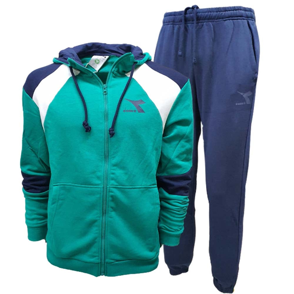 TUTA DIADORA UOMO 177773 COTONE GARZATO