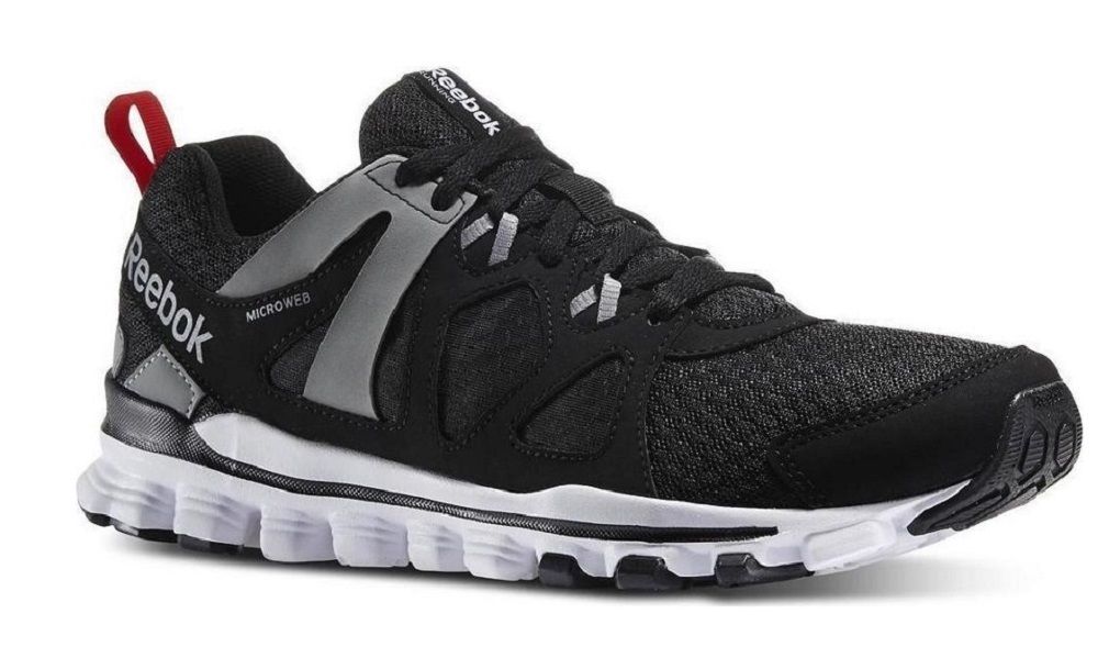 Scarpe Reebok Hexaffect Run 2.0 Running Uomo Nero,Grigio, V66082, V66081