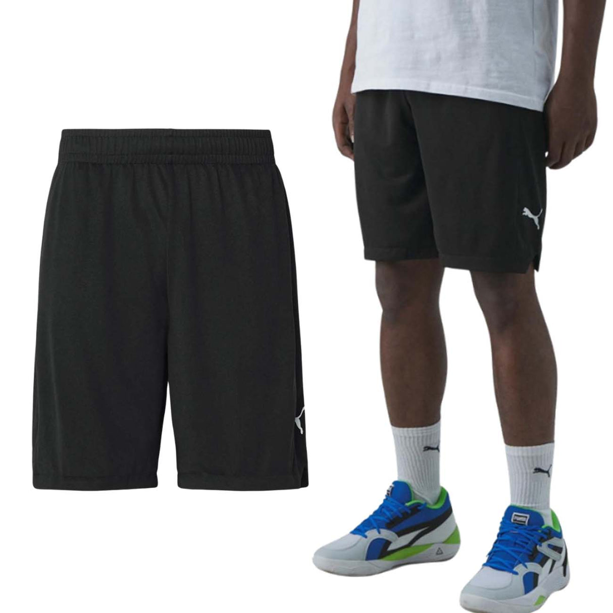 PANTALONCINO PUMA 623059 09 BASKET BLOKER NERO