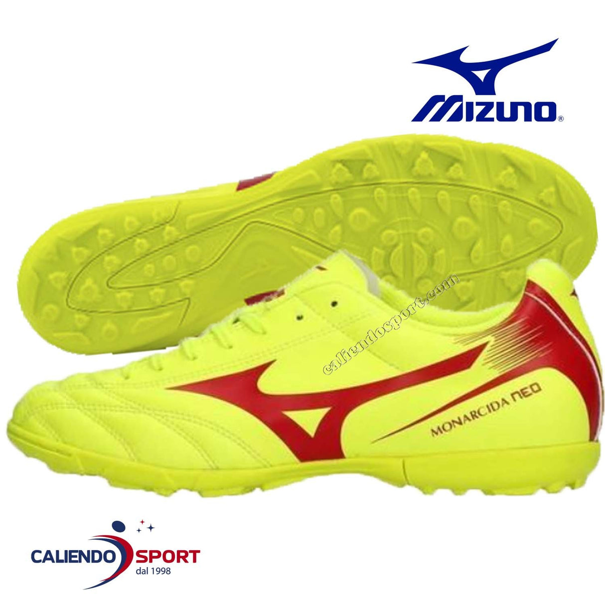 CHAUSSURE DE FOOTBALL MIZUNO P1GD182445 MONARCIDA NEO AS JAUNE FLUORESCENT