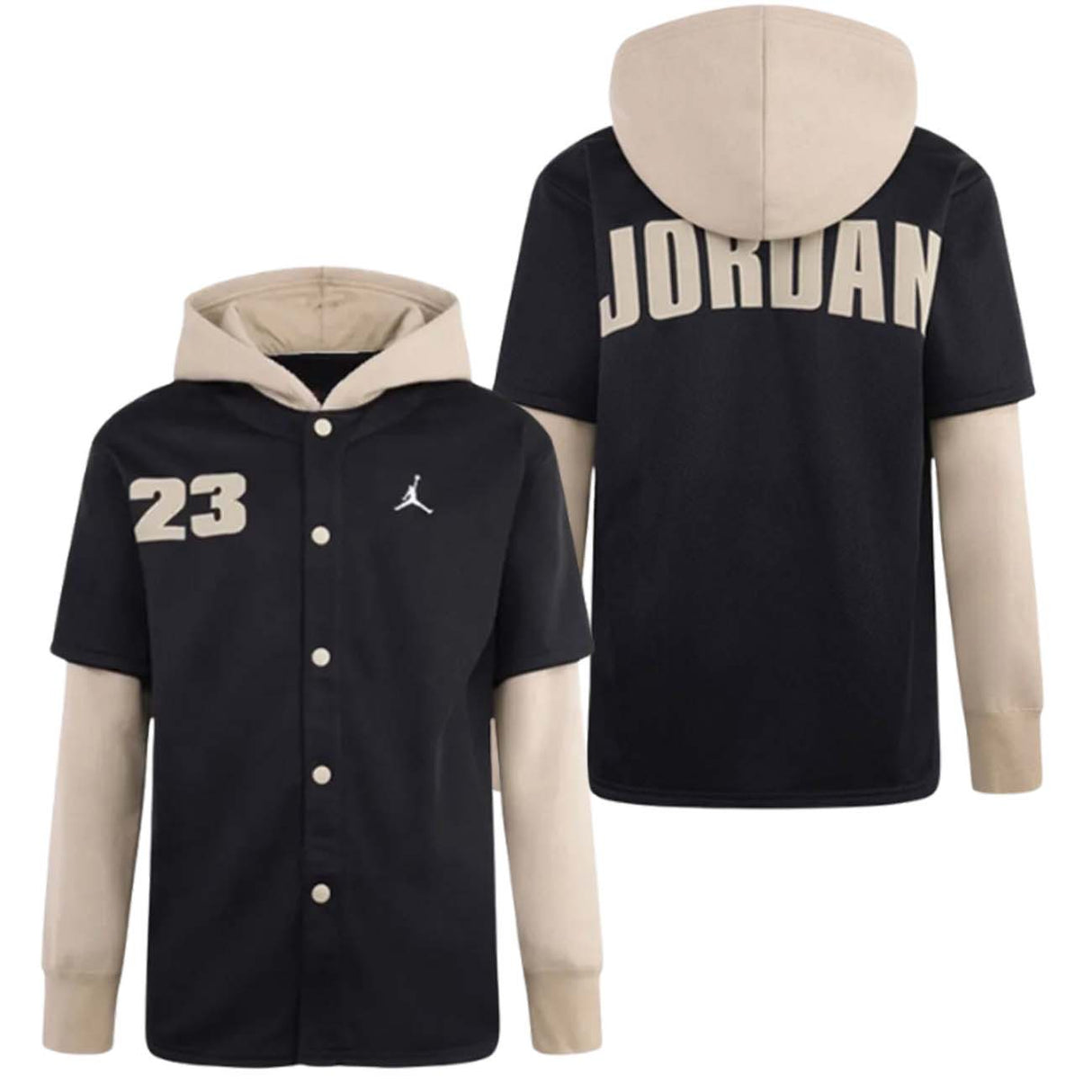 GIACCA RAGAZZI JORDAN 95D542 023 JUMPMAN BASEBALL NERO