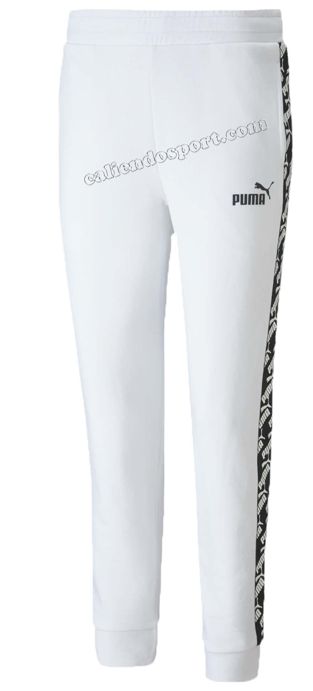 PANTALONE PUMA DONNA 581221 01 NERO COTONE AMPLIFIED