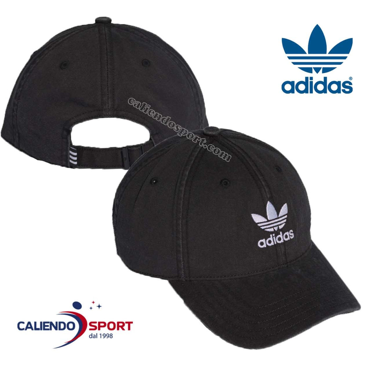 CAPPELLO ADIDAS DV0207 ADICOLOR ORIGINALS WASHED NERO