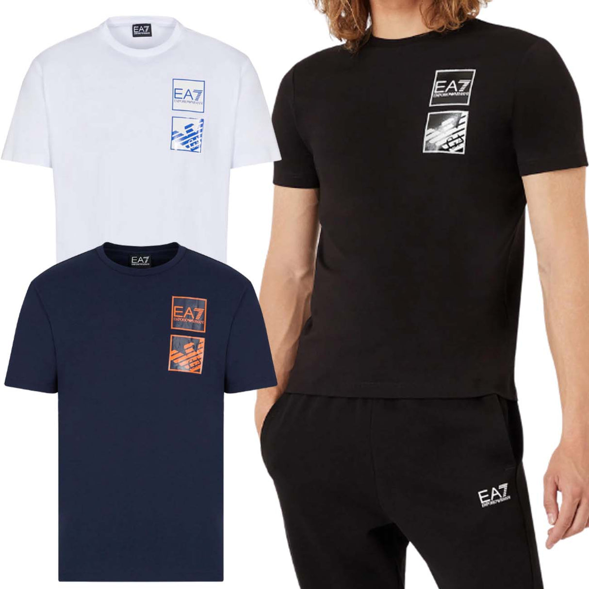 T-SHIRT EN COTON ARMANI EA7 3LPT51PJ02Z