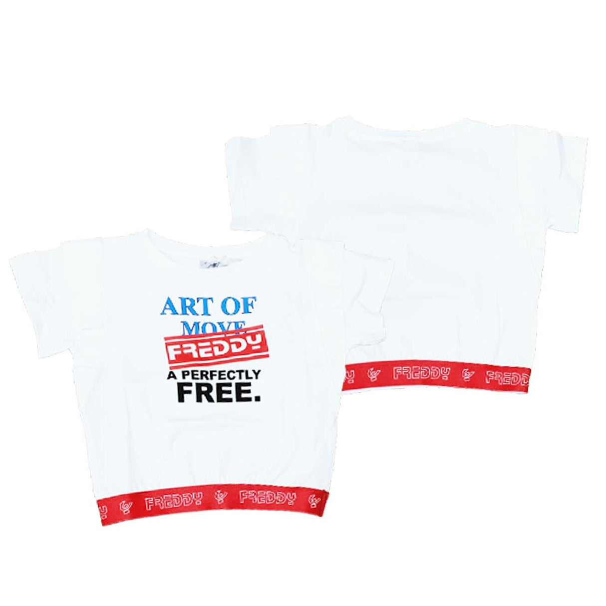 T-SHIRT BAMBIE FREDDY FR0439 COTONE