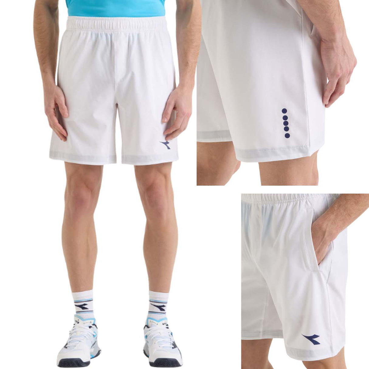 PANTALONCINO DIADORA 181531 TENNIS BIANCO TESSUTO TECNICO