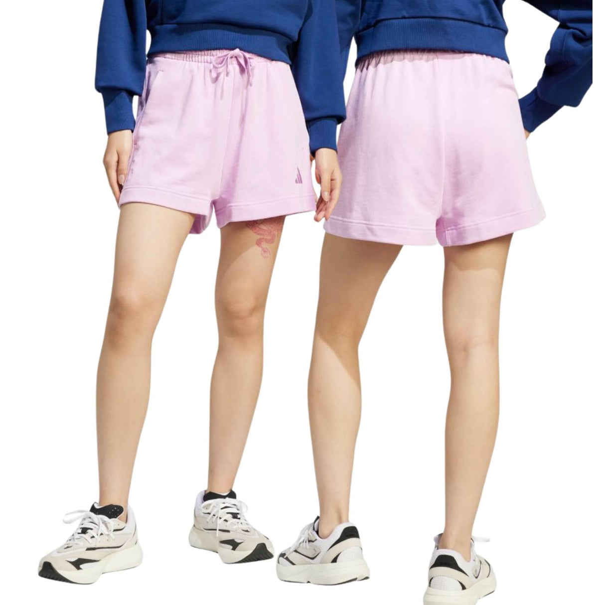 PANTALONCINO DONNA ADIDAS JD4735 SZN COTONE ROSA