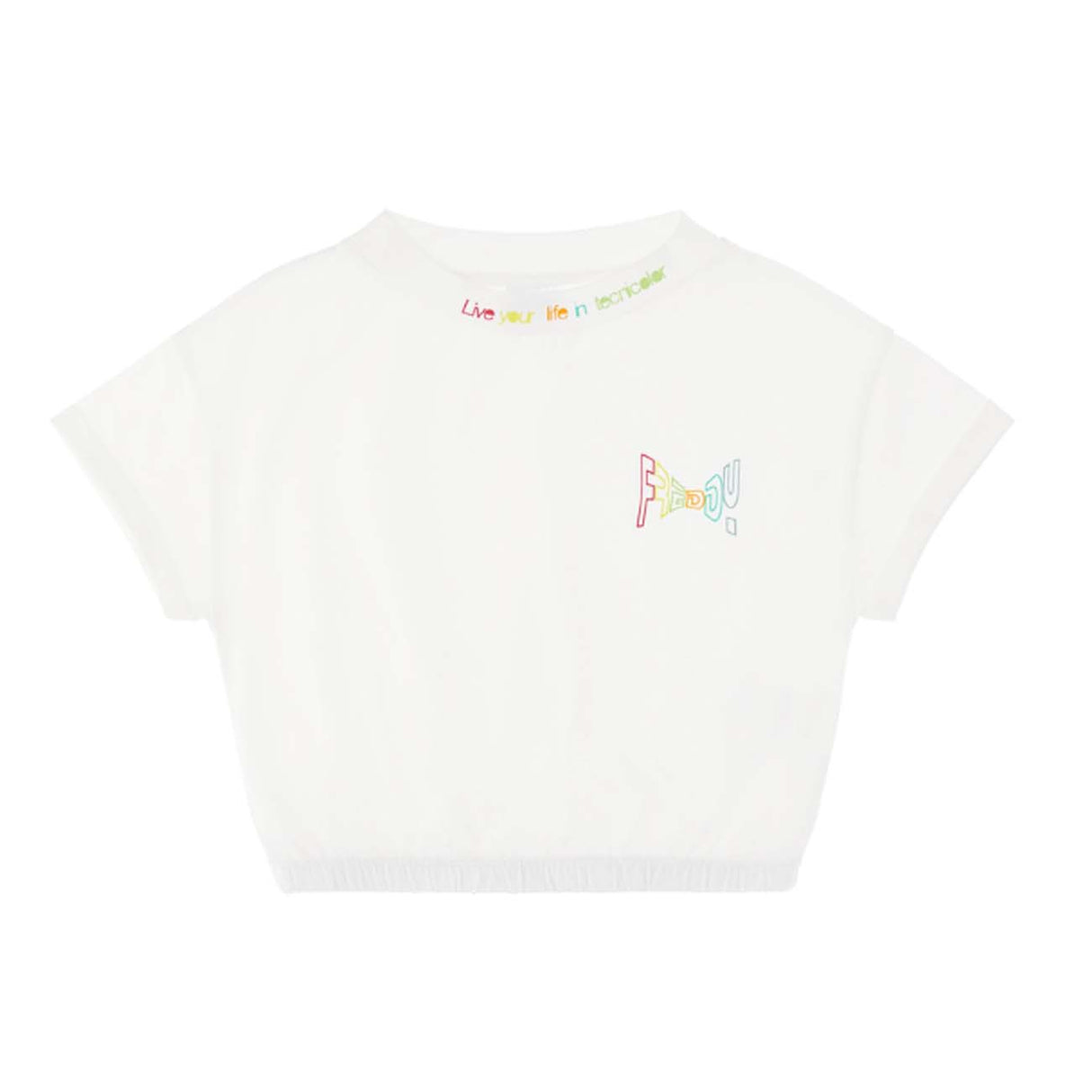 FREDDY T-SHIRT GIRLS FR0507 COLORFUL WRITINGS