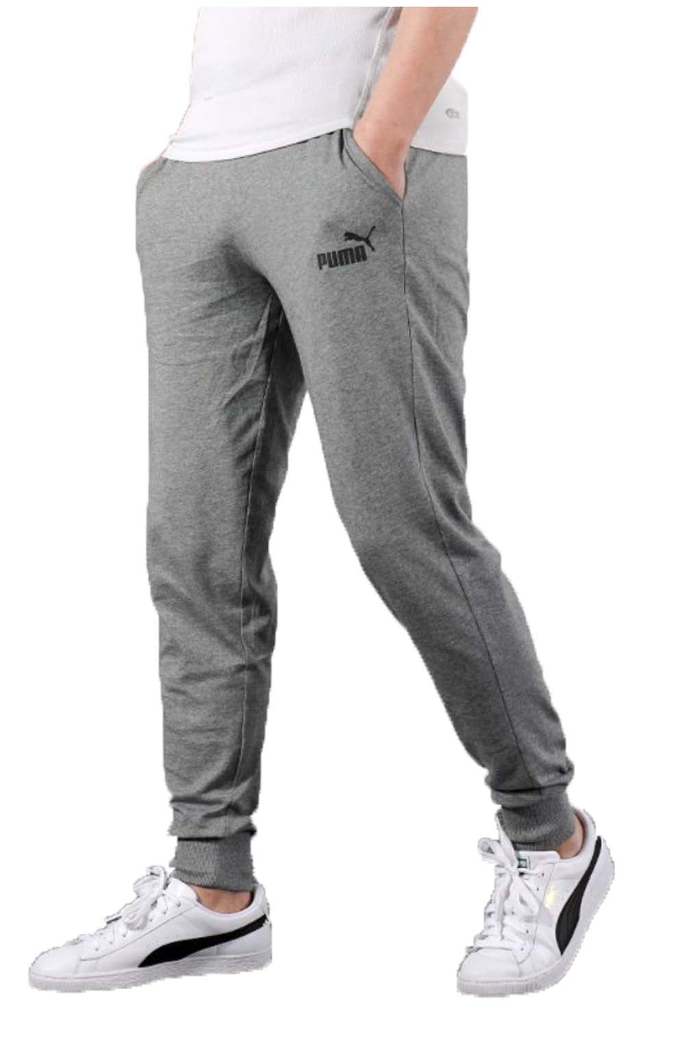 PANTALONE PUMA 843729 01 03 NERTO GRIGIO COTONE JERSEY