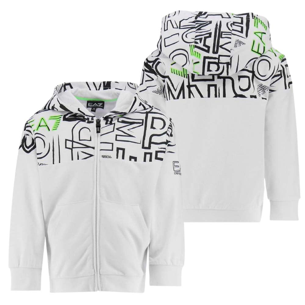 FELPA RAGAZZI ARMANI EA7 3RBM63 BJ05Z COTONE GARZATO