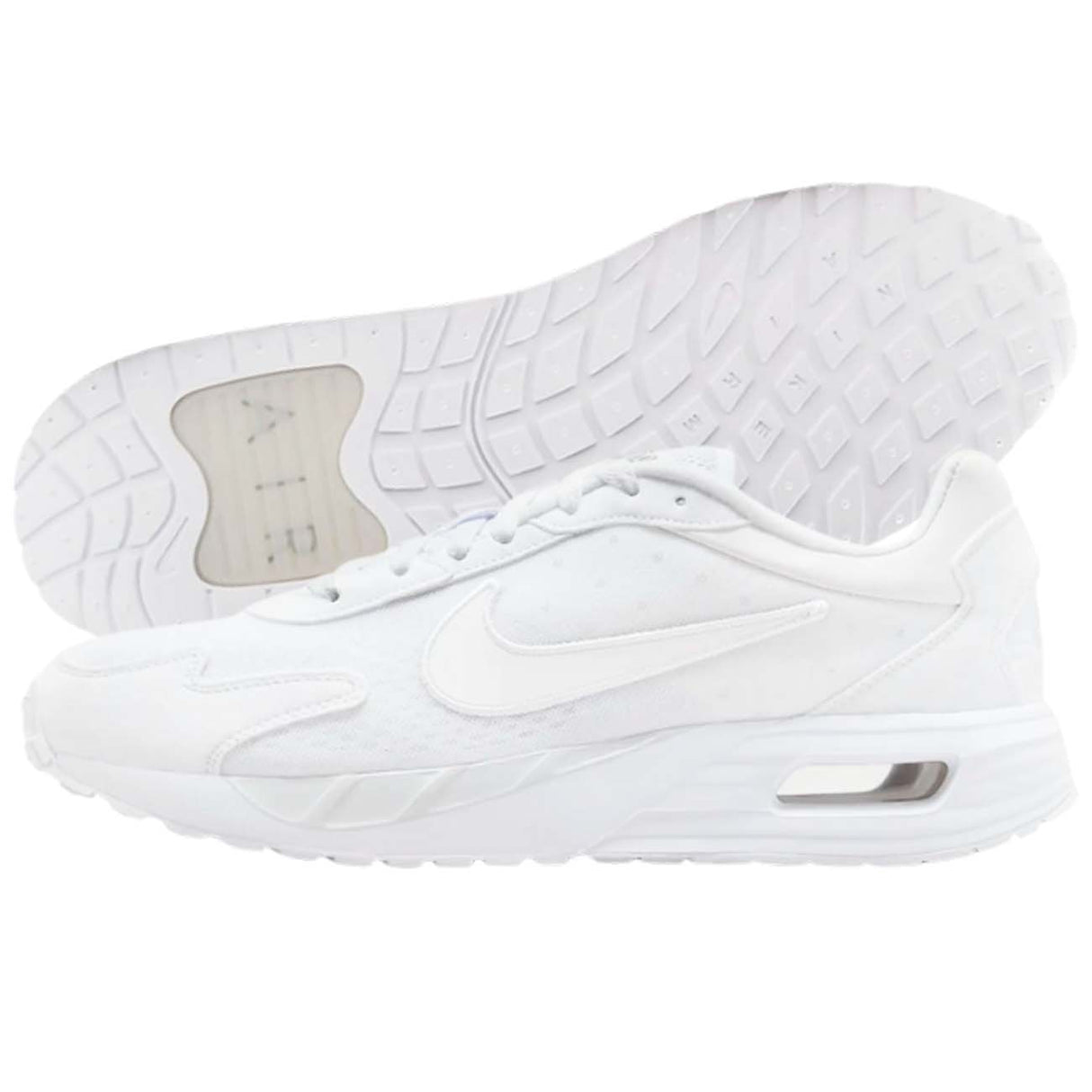 SCARPA NIKE DX3666 104 AIR MAX SOLO BIANCO