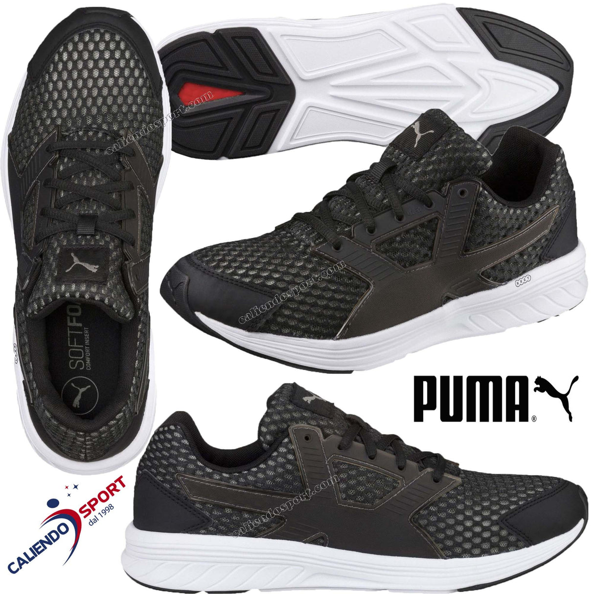 CHAUSSURES PUMA HOMMES 190558 01 NOIR NRGY DRIVER RUNNING GYM RUNNING