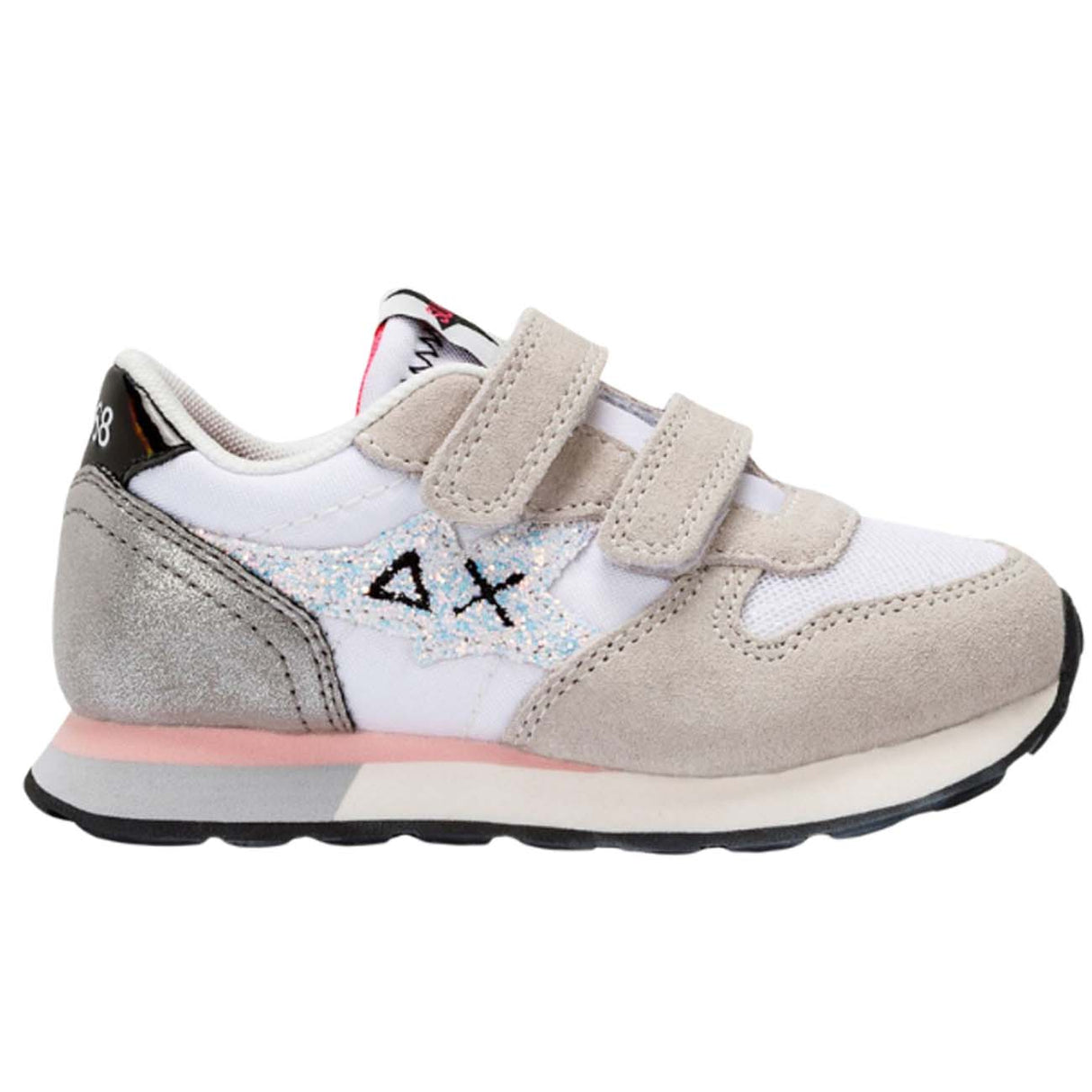 SCARPA BAMBINE SUN 68 Z34411B 07 01 BIANCO STARGIRL GLITTER